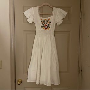 vintage floral maxi dress